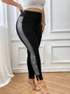 Cocoa Yacht Club Sequin Stretch Leggings