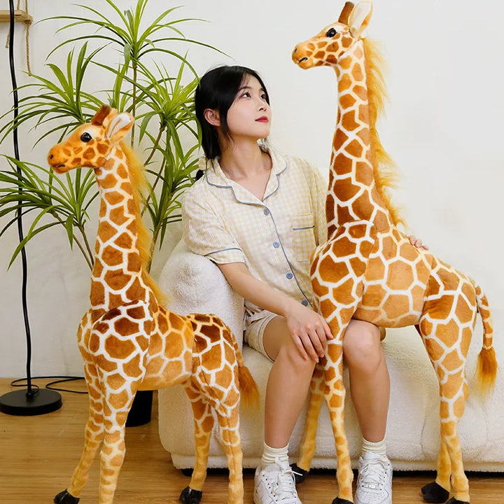 50-140cm Giant Real Life Giraffe Plush