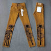 American Palm Tree Vintage Wash Denim Jeans