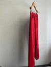 2024 Corduroy Wide-legged Trousers Women Loose Casual Red Pants