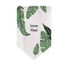 Cocoa Yacht Club Short Curtain Kitchen Triangle Flag Printed Half-Curtain