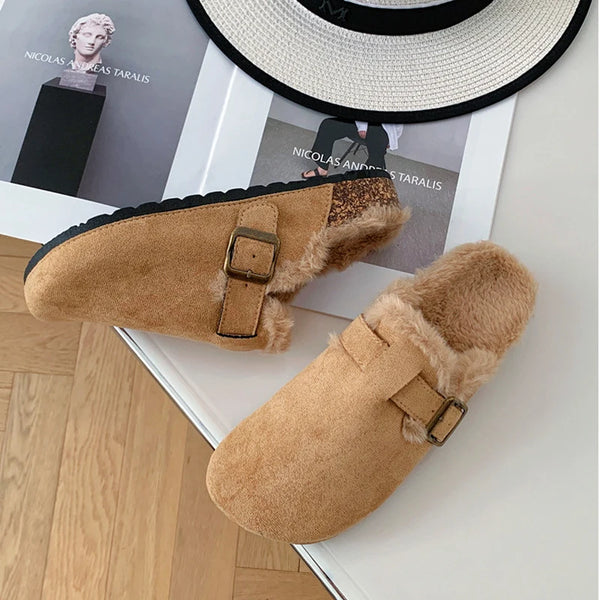Cocoa Yacht Club Cork Plush Slippers