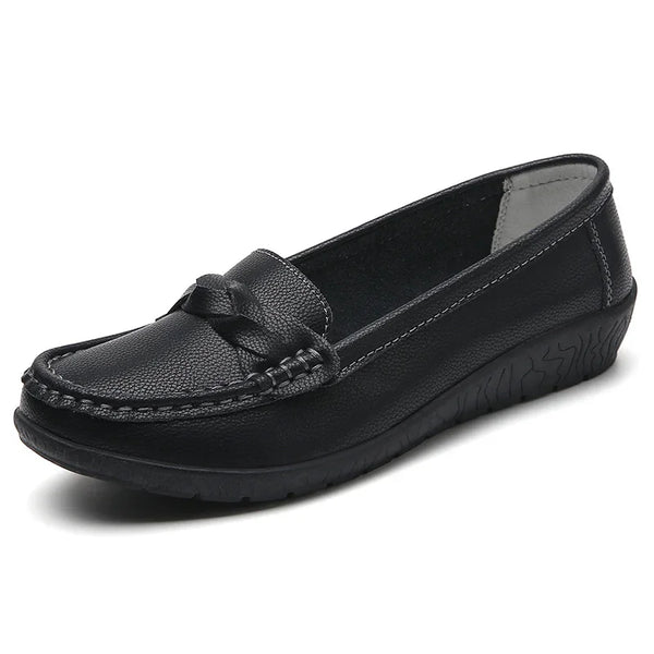 Cocoa Yacht Club Wedge Leather Shoes