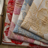 Cocoa Yacht Club Embossed Gold Silk Flower Jacquard Fabric