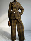 Cocoa Yacht Club Plaid Lemongrass Pants