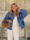 Cocoa Yacht Club Quilted Flower Jacket