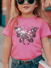 Cocoa Yacht Club Butterfly Glitter Tee