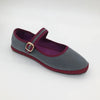 Cocoa Yacht Club Gray Mary Jeans Flats