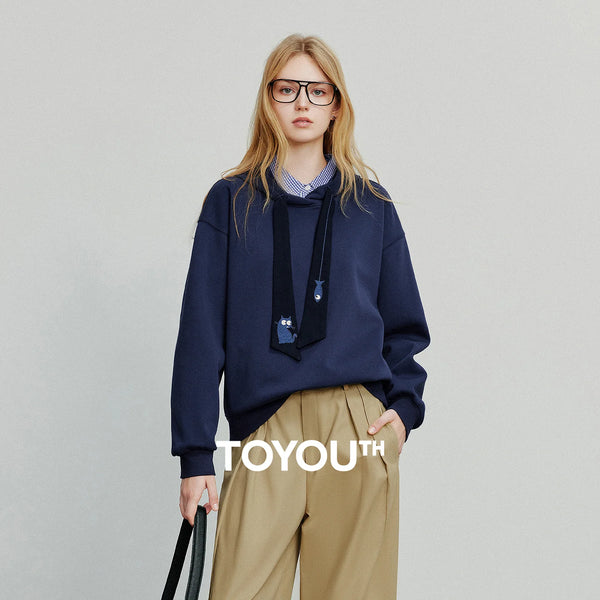 Cocoa Yacht Club Navy Sweatshirt