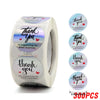 Cocoa Yacht Club BRAND YOU 100-500pcs Rainbow Laser Thank You Stickers