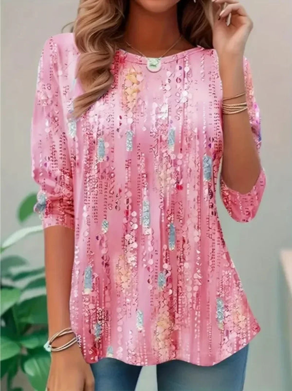 Cocoa Yacht Club Plus Size Sequin Print Tee