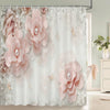 Cocoa Yacht Club Flowers Butterfly Pattern Shower Curtains