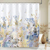Cocoa Yacht Club Flowers Butterfly Pattern Shower Curtains