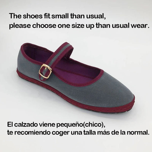 Cocoa Yacht Club Gray Mary Jeans Flats