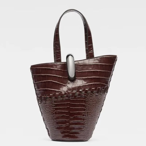 Cocoa Yacht Club Bolsa Sac Crocodile Handbag