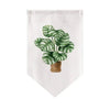 Cocoa Yacht Club Short Curtain Kitchen Triangle Flag Printed Half-Curtain