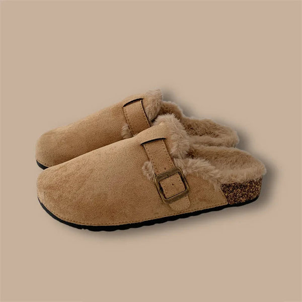 Cocoa Yacht Club Cork Plush Slippers