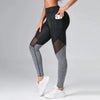 Cocoa Yacht Club Seamless Mesh Spliced Leggings with Pockets