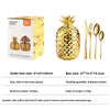 Cocoa Yacht Club 24-Pcs Pineapple Design Stainless Steel Cutlery Set