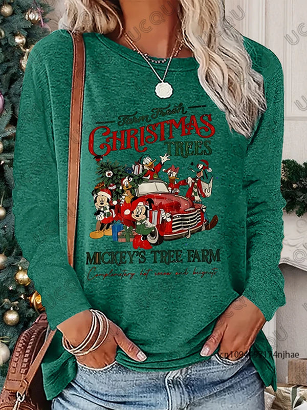 Cocoa Yacht Club Christmas Mickey Minnie & Donald Duck Top