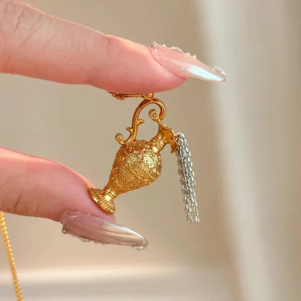 Cocoa Yacht Club Luxury Retro Wine Pot Tassel Necklace