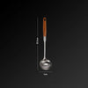 304 Stainless Steel Skimmer Spoon with Wooden Handle