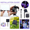 Solar String Fairy Lights 7m 12m 22m 32m LED Waterproof Outdoor Garland Solar Power Lamp Christmas For Garden Decoration