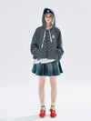 Cocoa Yacht Club Striped Hooded Jacket