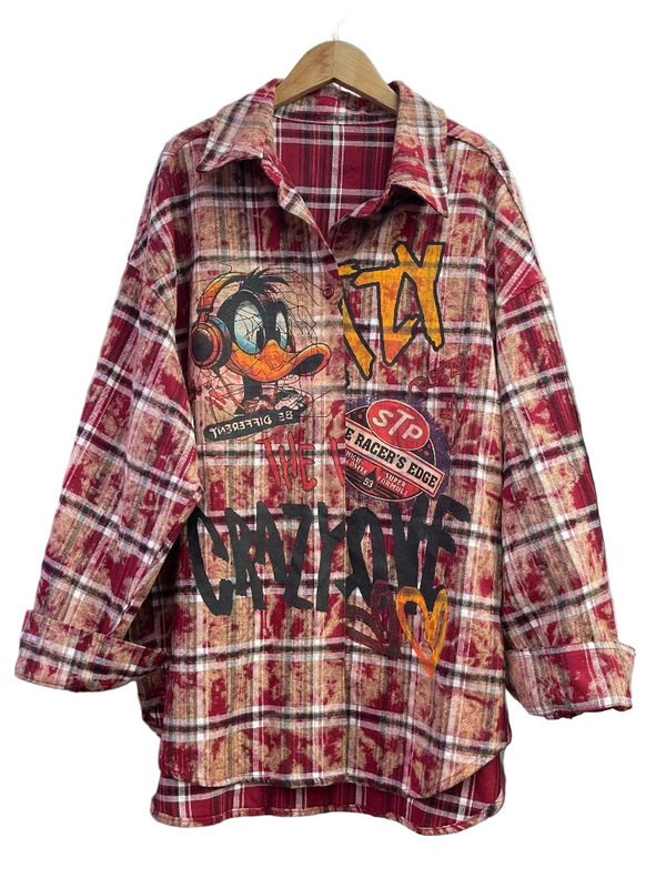 Cocoa Yacht Club Plaid Daffy Button Down Shirt