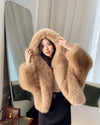 Cocoa Yacht Club Hooded Fox Jacket