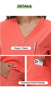 Nurse Uniforms V-neck Scrub Sets Surgical Workwear