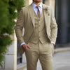 Cocoa Yacht Club 3 Pieces Beige Suit