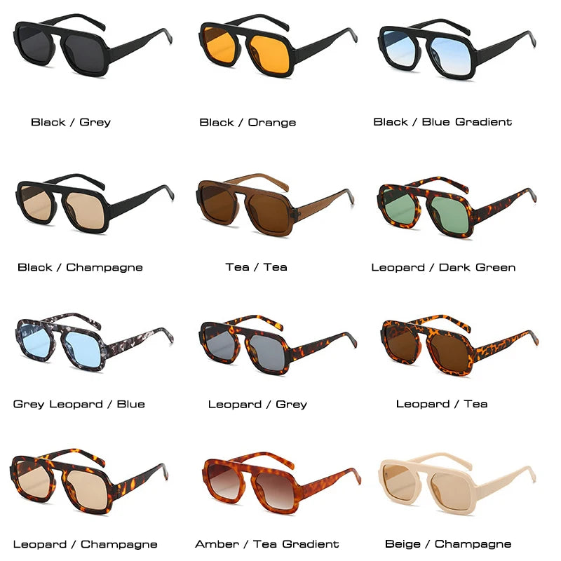 Cocoa Yacht Club Retro Square Sunglasses