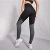 Cocoa Yacht Club Seamless Mesh Spliced Leggings with Pockets