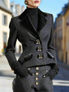 Cocoa Yacht Club Gold Keyhole Jacket & Pants Set