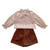 Cocoa Yacht Club Retro Ruffled Cardigan T-Shirt