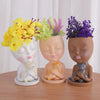 Cocoa Yacht Club The Girl with The Cat Multi-color Flower Pot