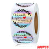 Cocoa Yacht Club BRAND YOU 100-500pcs Rainbow Laser Thank You Stickers