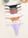 Cocoa Yacht Club 7Pcs Seamless Printed And Solid Thongs