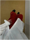 2024 Corduroy Wide-legged Trousers Women Loose Casual Red Pants