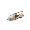 Cocoa Yacht Club Leather Flat Heel Sandals