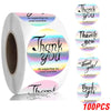 Cocoa Yacht Club BRAND YOU 100-500pcs Rainbow Laser Thank You Stickers