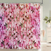 Cocoa Yacht Club Flowers Butterfly Pattern Shower Curtains