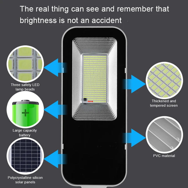 Cocoa Yacht Club 200W Waterproof Automatic Dusk to Dawn Solar Light