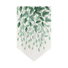 Cocoa Yacht Club Triangle Flag Kitchen Plant Pattern Short Curtain