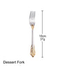 Cocoa Yacht Club Vintage Western Luxury Gold Plated Cutlery Set
