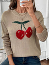 Cocoa Yacht Club Cherry Sweater