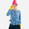 Cocoa Yacht Club Bow Cardigan Top