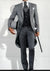 Cocoa Yacht Club Grey Long Tail Coat 3 Pieces Suit