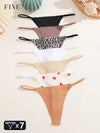 Cocoa Yacht Club 7Pcs Seamless Printed And Solid Thongs